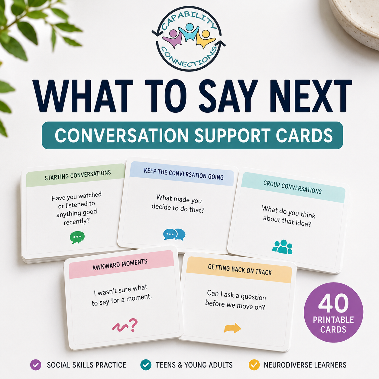 What To Say Next Conversation Cards (PDF)