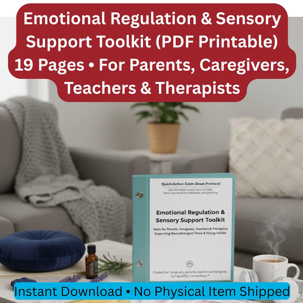Emotional Regulation & Sensory Toolkit (PDF)