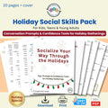 Holiday Social Skills Kit | Conversation Cards (PDF)
