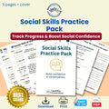 Social Skills Worksheets | 5 SEL Activities for Teens & Young Adults (PDF)