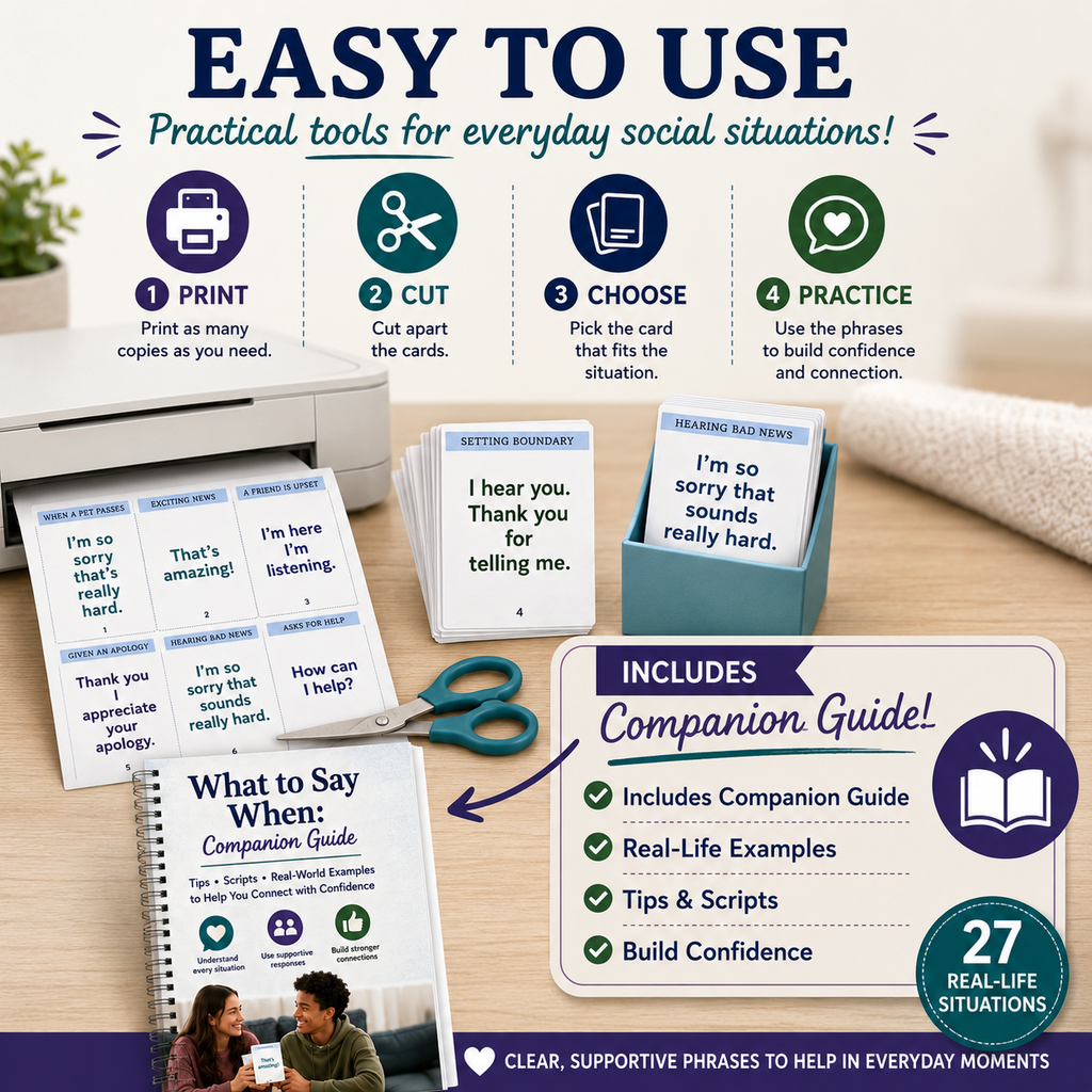 What to Say When Cards (PDF)