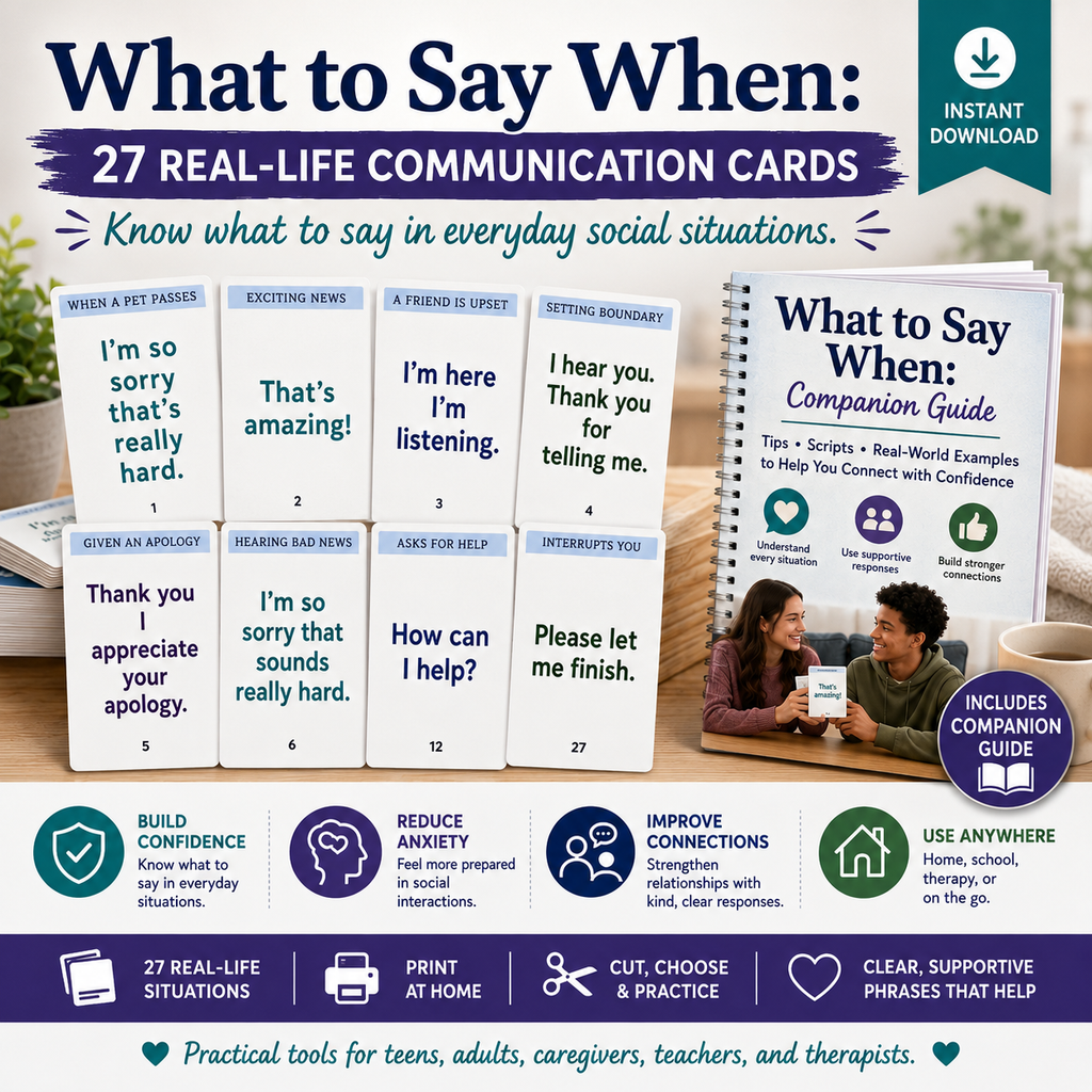 What to Say When Cards (PDF)